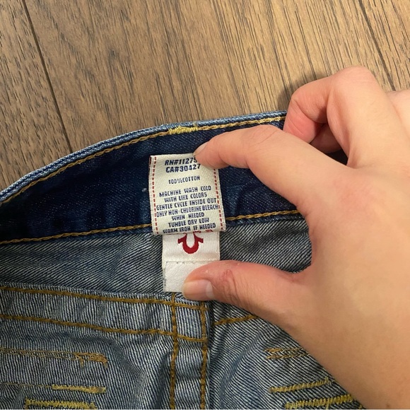 True religion joey cut off jean shorts 31 - Picture 4 of 4